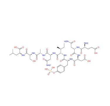 H-谷氨酸-天冬酰胺-天冬氨酸-酪氨酸-异亮氨酸-天冬酰胺-丙氨酸-丝氨酸-亮氨酸-OH 148851-08-5