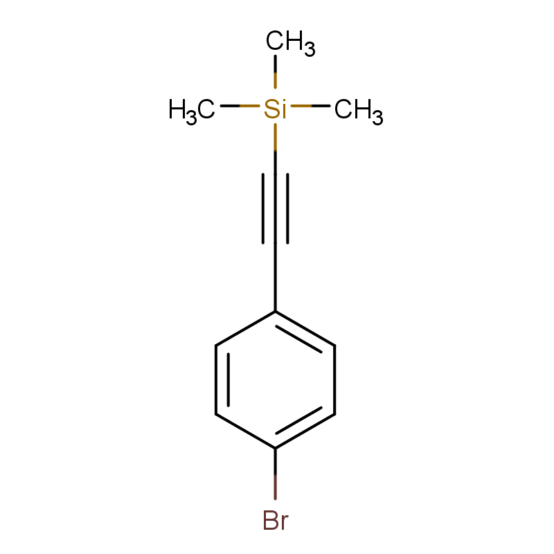 (4-溴苯基乙炔基)三甲基硅烷  16116-78-2