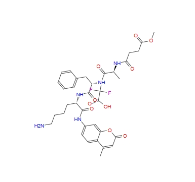 MeOSuc-Ala-Phe-Lys-AMC · TFA 201853-92-1