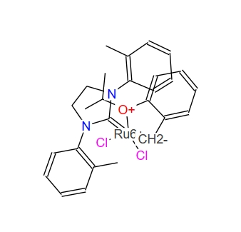二氯[1,3-双(2-甲基苯基)-2-咪唑烷亚基](2-异丙氧基苯亚甲基)钌(II) 927429-61-6
