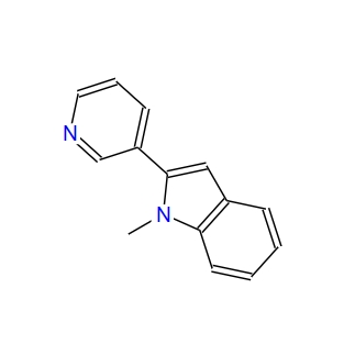 N-methyl-2-(pyridin-3-yl)indole 23768-17-4