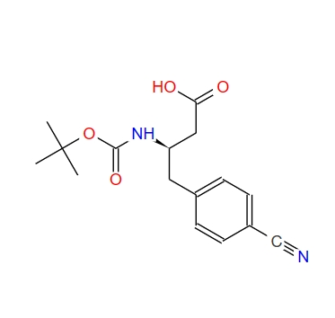 (R)-3-((叔丁氧基羰基)氨基)-4-(4-氰基苯基)丁酸 269726-86-5