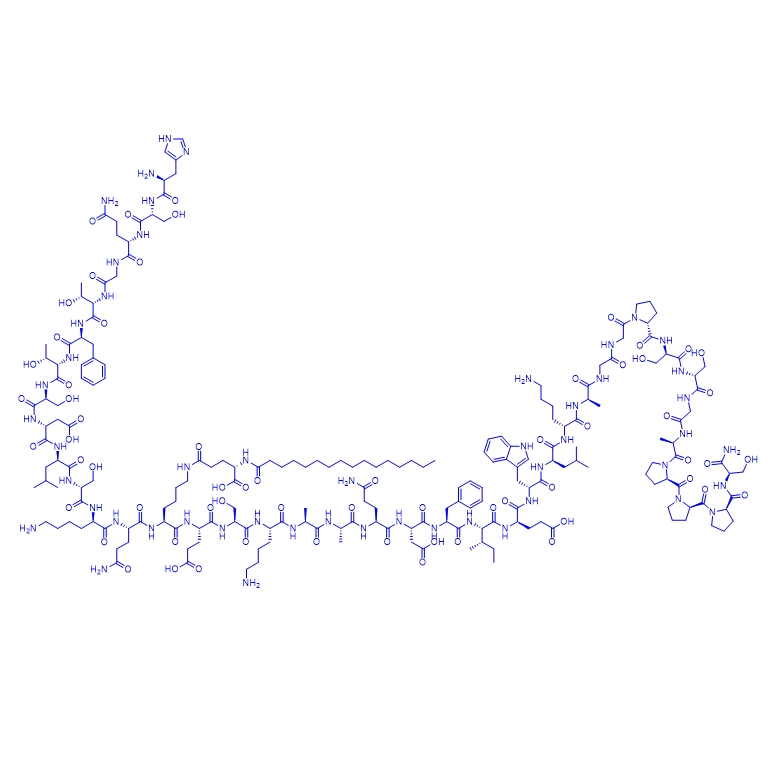 双重胰高血糖素样肽-1受体/胰高血糖素受体激动剂多肽/1596343-09-7/Bamadutide