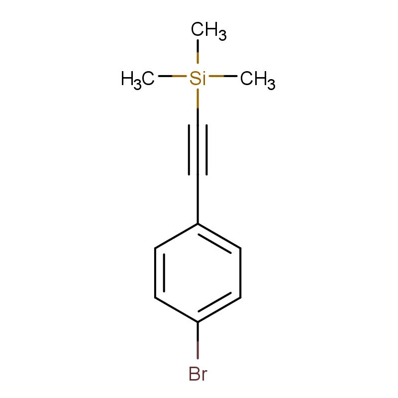 16116-78-2 (4-溴苯基乙炔基)三甲基硅烷 结构式图片