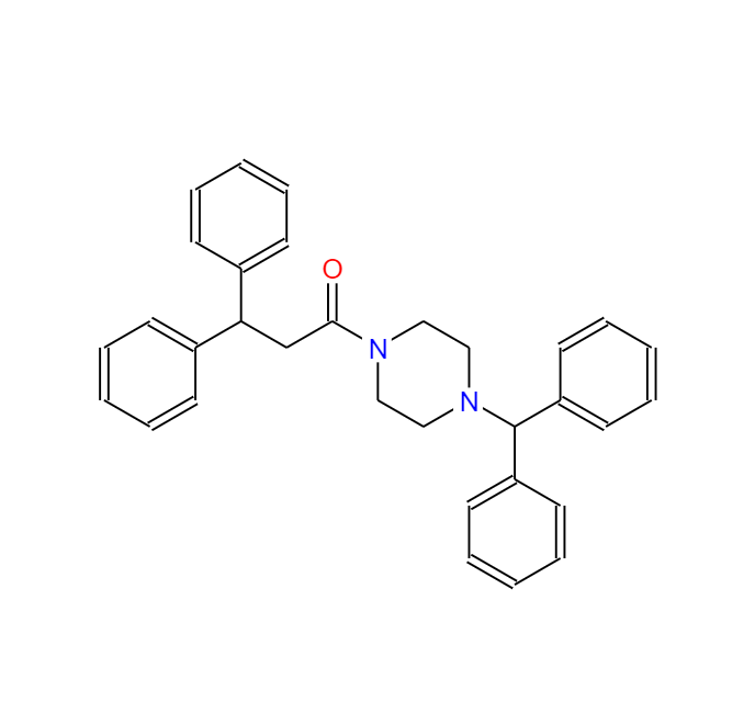 1-[4-(DiphenylMethyl)-1-piperazinyl]-3,3-diphenyl-1-propanone 41332-24-5