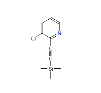 3-chloro-2-trimethylsilanylethynyl-pyridine 216979-76-9