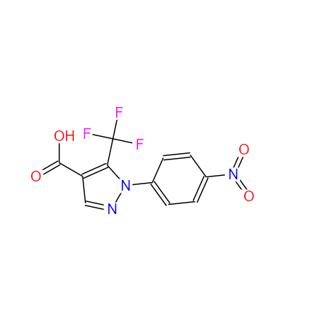142818-03-9 1-(4-硝基苯基)-5-(三氟甲基)-1H-吡唑-4-羧酸