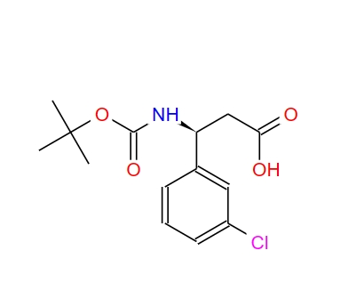 Boc-(S)-3-氨基-3-(3-氯苯基)-丙酸 500770-74-1