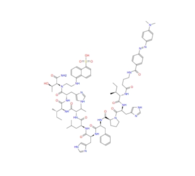 Renin FRET Substrate I;(DABCYL-g-Abu-Ile-His-Pro-Phe-His-Leu-Val-Ile-His-Thr-EDANS) 142988-22-5