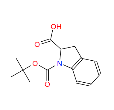 137088-51-8;1-(叔丁氧基羰基)-2-吲哚啉羧酸;1-(TERT-BUTOXYCARBONYL)-2-INDOLINECARBOXYLIC ACID