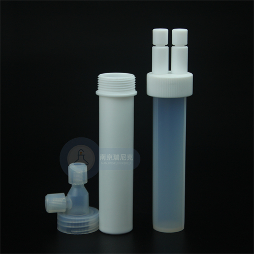 PFA冲击瓶灵活加工组合使用抗酸碱PFA气体缓冲瓶