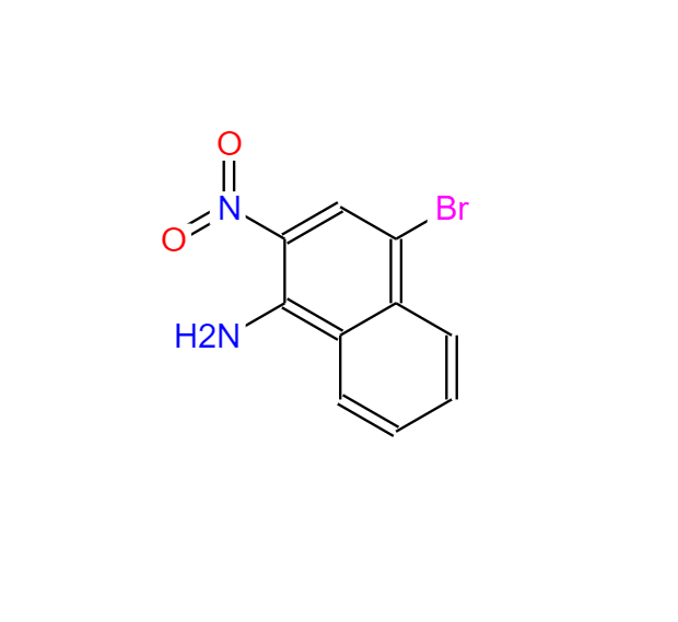 4-溴-2-硝基萘-1-胺 90767-01-4