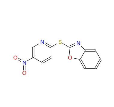 2-(5-Nitro-pyridin-2-ylsulfanyl)-benzooxazole 79134-14-8