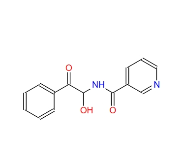 N-(1-hydroxy-2-oxo-2-phenyl-ethyl)-nicotinamide 42069-24-9
