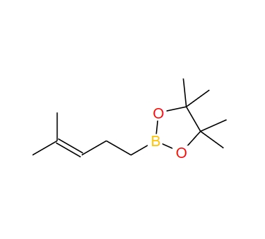 4,4,5,5-四甲基-2-(4-甲基戊-3-烯-1-基)-1,3,2-二氧硼杂环戊烷 1073354-67-2
