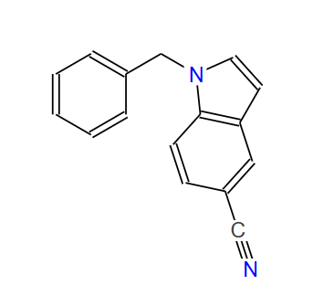 80531-13-1；1-(苄基)吲哚-5-甲腈；1-benzyl-1H-indole-5-carbonitrile