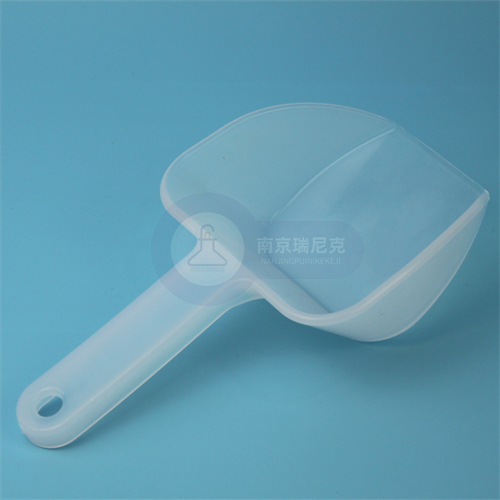 一体成型耐受强酸碱PFA取样铲粉末颗粒少量固体含氟塑料铲子