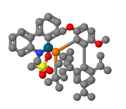 1980785-05-4；(2-二叔丁基膦-2',4',6'-三异丙基-3,6-二甲氧基-1,1'-联苯)(2'-甲基氨基-1,1'-联苯-2-基)甲磺酸钯(II)