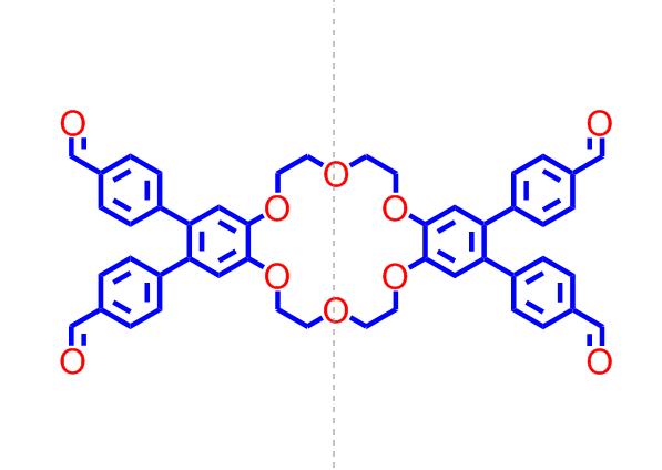 4,4',4'',4'''-(6,7,9,10,17,18,20,21-八氢二苯并[b,k][1,4,7,10,13,16]六氧杂环十八烯-2,3,13,14-四基)四苯甲醛 