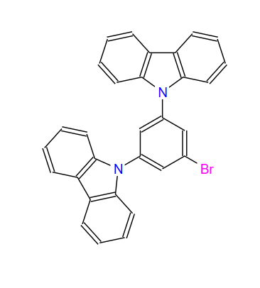 750573-24-1;9,9'-(5-溴-1,3-亚苯基)双(9H-咔唑);9,9'-(5-bromo-1,3-phenylene)bis(9H-carbazole)