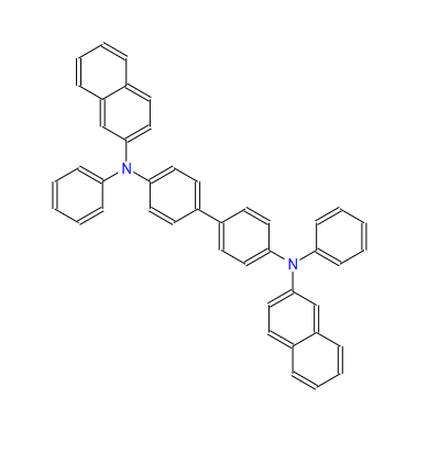 139255-17-7；N,N'-二(萘-2-基)-N,N'-二(苯基)联苯-4,4'-二胺；N,N'-Bis(naphthalene-2-yl)-N,N'-bis(phenyl)benzidine
