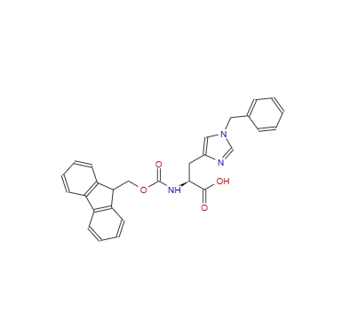 (S)-2-((((9H-芴-9-基)甲氧基)羰基)氨基)-3-(1-苄基-1H-咪唑-4-基)丙酸 84030-19-3