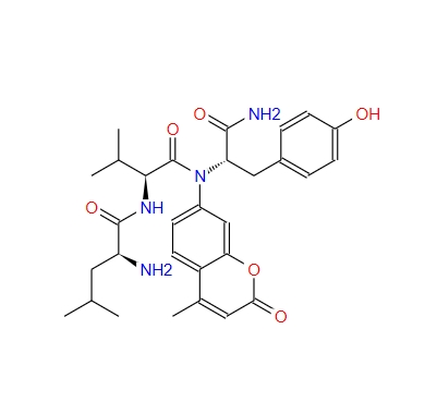 H-Leu-Val-Tyr-AMC 76524-85-1