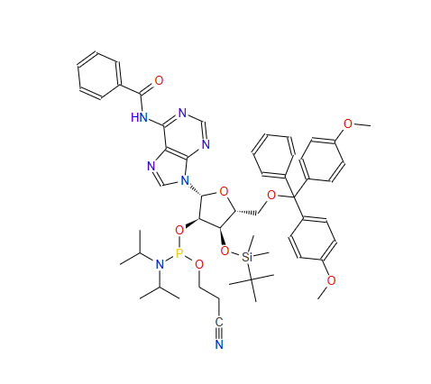 129451-75-8；3'-TBDMS-BZ-RA 亚磷酰胺单体；3'-TBDMS-Bz-rA Phosphoramidite