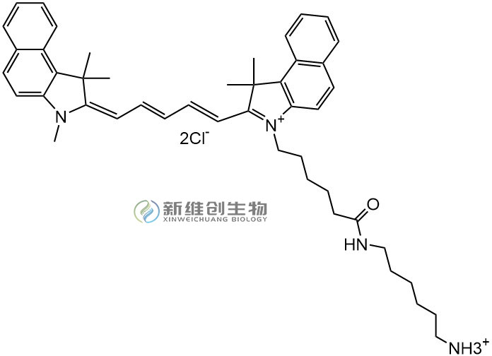 CY5.5-NH2脂溶;菁染料CY5.5氨基