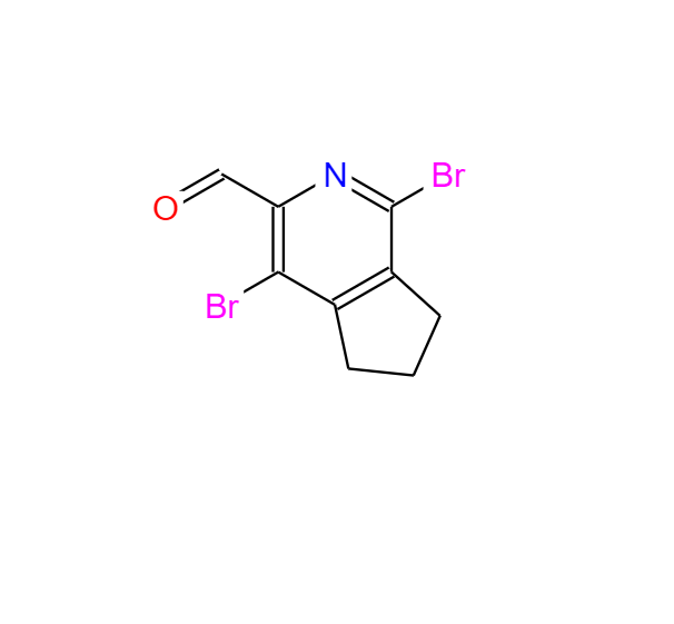 5H-Cyclopenta[c]pyridine-3-carboxaldehyde, 1,4-dibromo-6,7-dihydro- 2648348-79-0
