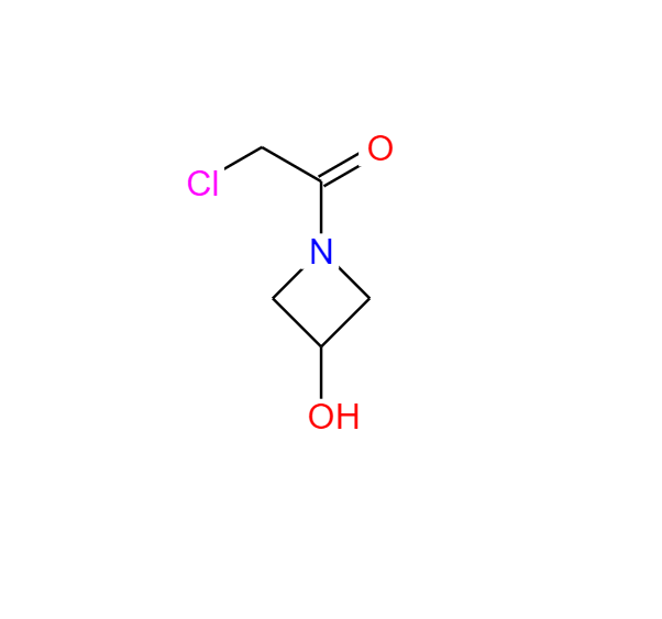 2-chloro-1-(3-hydroxyazetidin-1-yl)ethanone 1628263-61-5