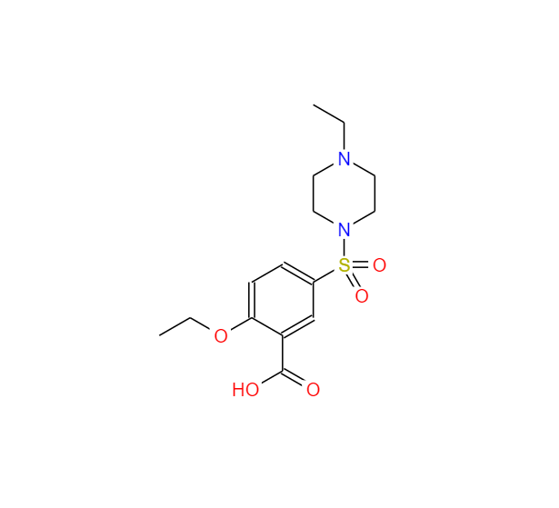2-乙氧基-5-(4-乙基哌嗪-1-磺酰基)苯甲酸 1245644-35-2
