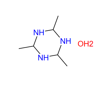58052-80-5；六氢三甲基-S-三嗪；HEXAHYDRO-2,4,6-TRIMETHYL-1,3,5-TRIAZINE TRIHYDRATE