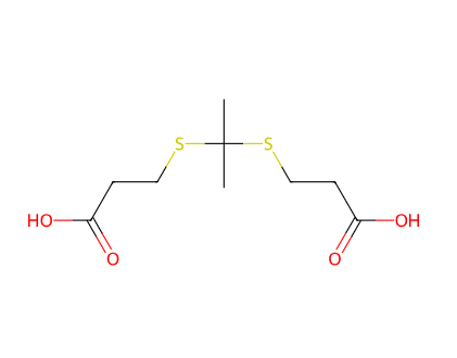 丙烷-2,2-二基双(硫)基]二乙酸