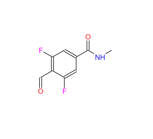 3,5-difluoro-4-formyl-N-methylbenzamide 1308849-85-5