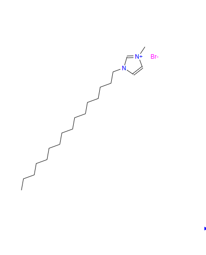 132361-22-9；1-十六烷基-3-甲基咪唑溴盐；1-hexadecyl-3-methylimidazolium bromide