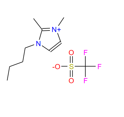 765910-73-4；1-丁基-2,3-二甲基咪唑三氟甲烷磺酸盐；1-BUTYL-2,3-DIMETHYLIMIDAZOLIUM TRIFLUOROMETHANESULFONATE