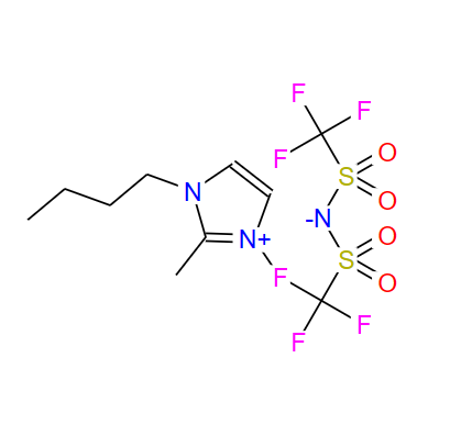 350493-08-2；1-丁基-2,3-甲基咪唑双(酮)酰亚胺；1-BUTYL-2,3-DIMETHYLIMIDAZOLIUM BIS(TRIFLUOROMETHANESULFONYL)IMIDE