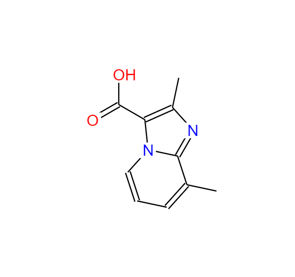 2,8-二甲基咪唑〔1,2-A〕吡啶-3-羧酸 874605-59-1