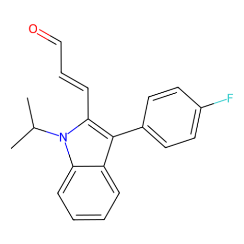 aladdin 阿拉丁 E139464 (E)-3-[3-(4-氟苯基)-1-异丙基吲哚-2-基]丙烯醛 93957-50-7 ≥97.0%(HPLC)