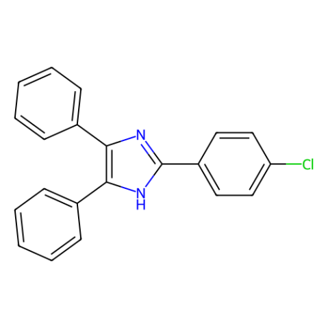 aladdin 阿拉丁 C137270 2-(4-氯苯基)-4,5-二苯基咪唑 5496-32-2 95%