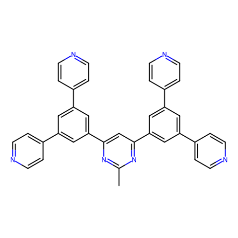 aladdin 阿拉丁 D290230 4,6-双(3,5-二(吡啶-4-基)苯基)-2-甲基嘧啶 1030380-51-8 Sublimed,99%