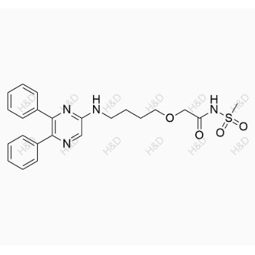 赛乐西帕杂质19 2-(4-((5,6-diphenylpyrazin-2-yl)amino)butoxy)-N-(methylsulfonyl)acetamide