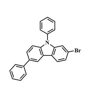 1644466-58-9；2-溴-6,9-二苯基咔唑