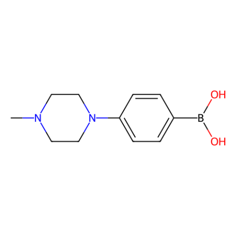 aladdin 阿拉丁 M588264 4-(4-甲基-1-哌嗪基)苯硼酸（含不等量酸酐） 229009-40-9 95%