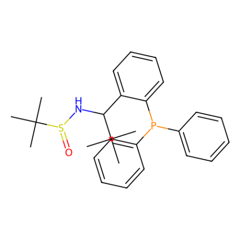 aladdin 阿拉丁 S282270 [S（R）]-N-[（1S）-1-[2-（二苯基膦基）苯基]-2,2-二甲基丙基]-2-甲基-2-丙烷亚磺酰胺 1595319-94-0 95%
