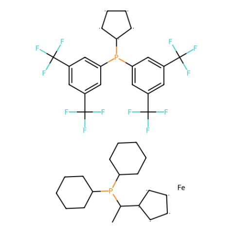 aladdin 阿拉丁 R396573 (R)-(-)-1-{(S)-2-[双(3,5-二-三氟甲基苯基)膦基]二茂铁基}乙基二环己基膦 292638-88-1 ≥97%