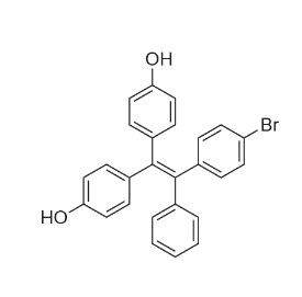 aladdin 阿拉丁 B590787 4,4'-(2-(4-溴苯基)-2-苯基乙烯-1,1-二基)二酚 936803-69-9 95%