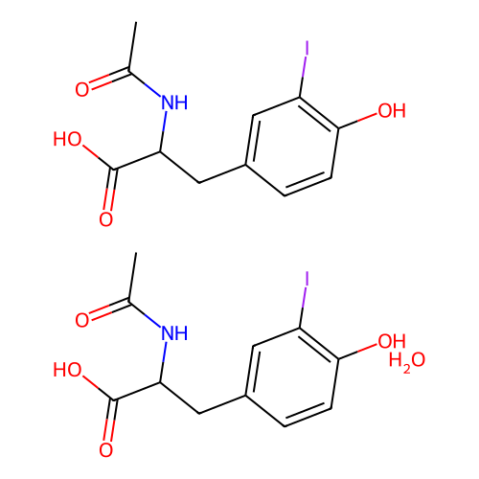 aladdin 阿拉丁 N340812 N-乙酰基-3-碘-L-酪氨酸一水合物 23277-49-8 98%