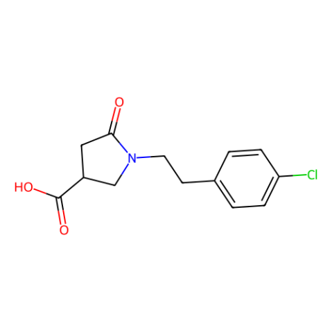 aladdin 阿拉丁 C588904 1-(4-氯苯乙基)-5-氧代吡咯烷-3-甲酸 368870-06-8 95%